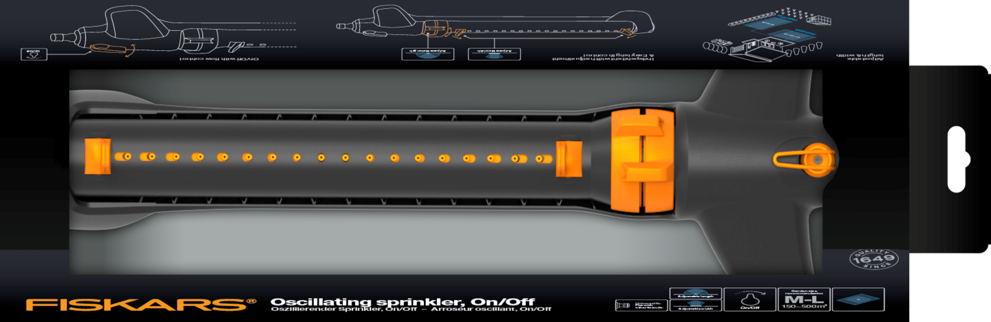 Keinusadetin Fiskars ON/OFF