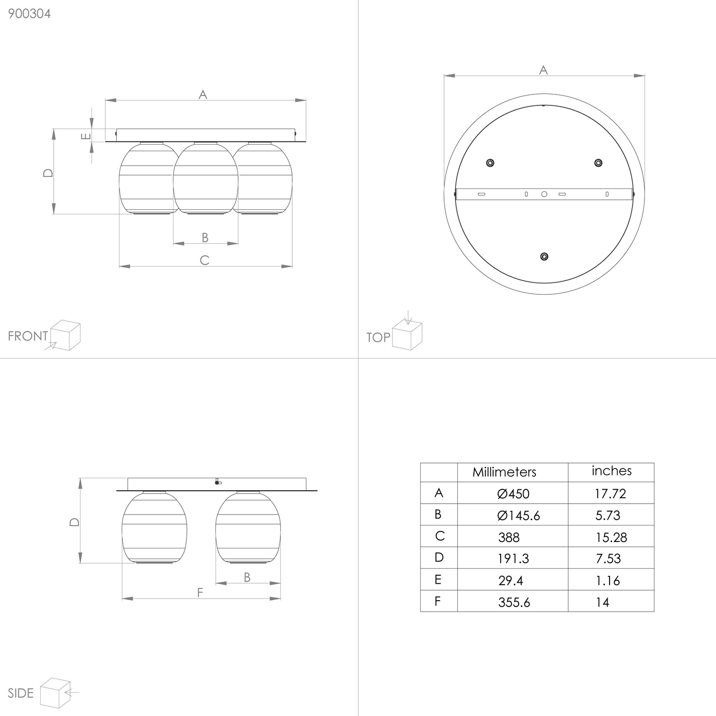 Kattovalaisin EGLO Manzanares lasi/messinki