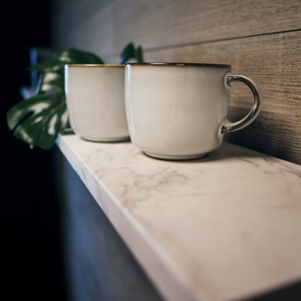 FÖNSTERBÄNK LUNDBERGS LEAH MDF, MARMORFOLIERAD 1500X160X19MM