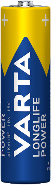 BATTERI VARTA LONGLIFE POWER AA LR6 4906 1,5V 4P