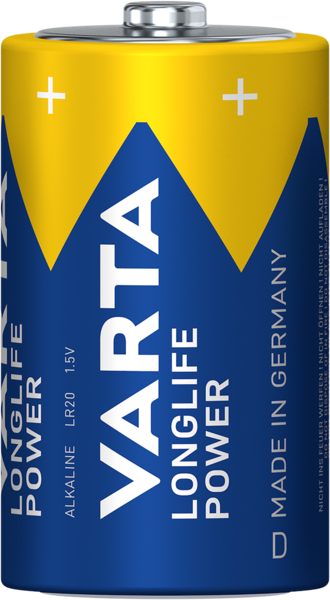 BATTERI VARTA LONGLIFE POWER D LR20 4920 1,5V 2P