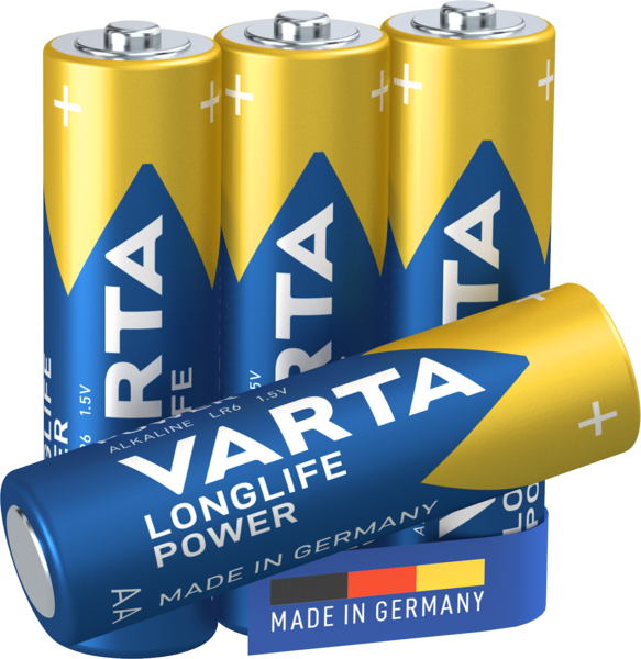BATTERI VARTA LONGLIFE POWER AA LR6 4906 1,5V 4P