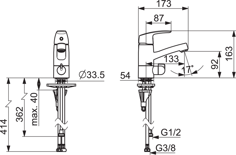 Pesuallashana Oras 1013F Safira pesukoneventtiili