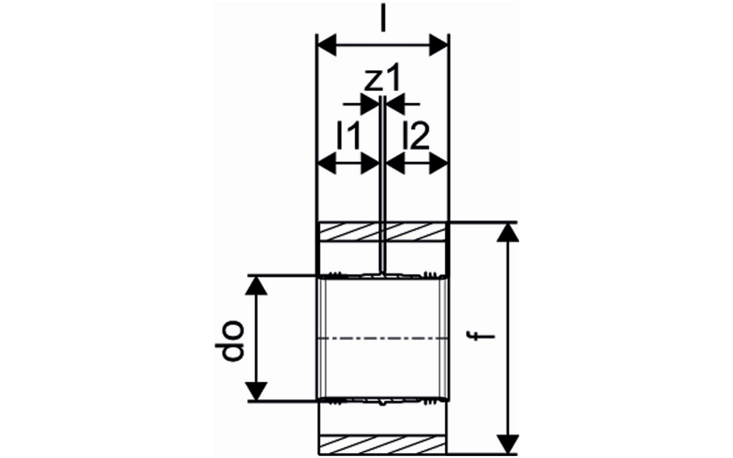 Jatkoliitin eristetty Uponor 200mm