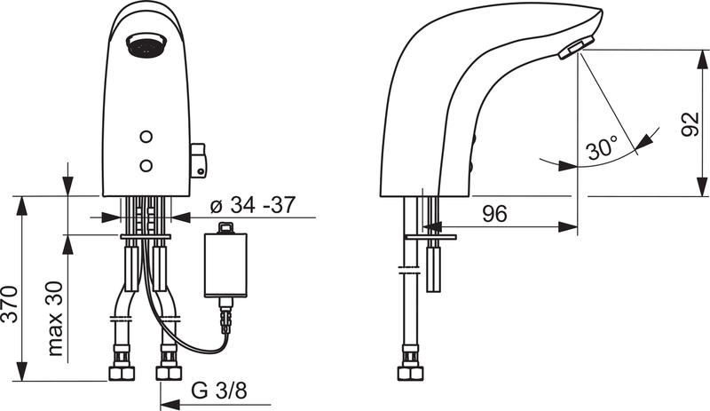 Pesuallashana Oras 6150FZ-105 Electra 6V 4,2l/min