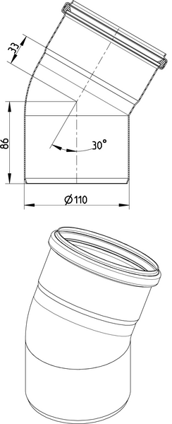 Kulmayhde Blücher haponkestävä teräs 110x30