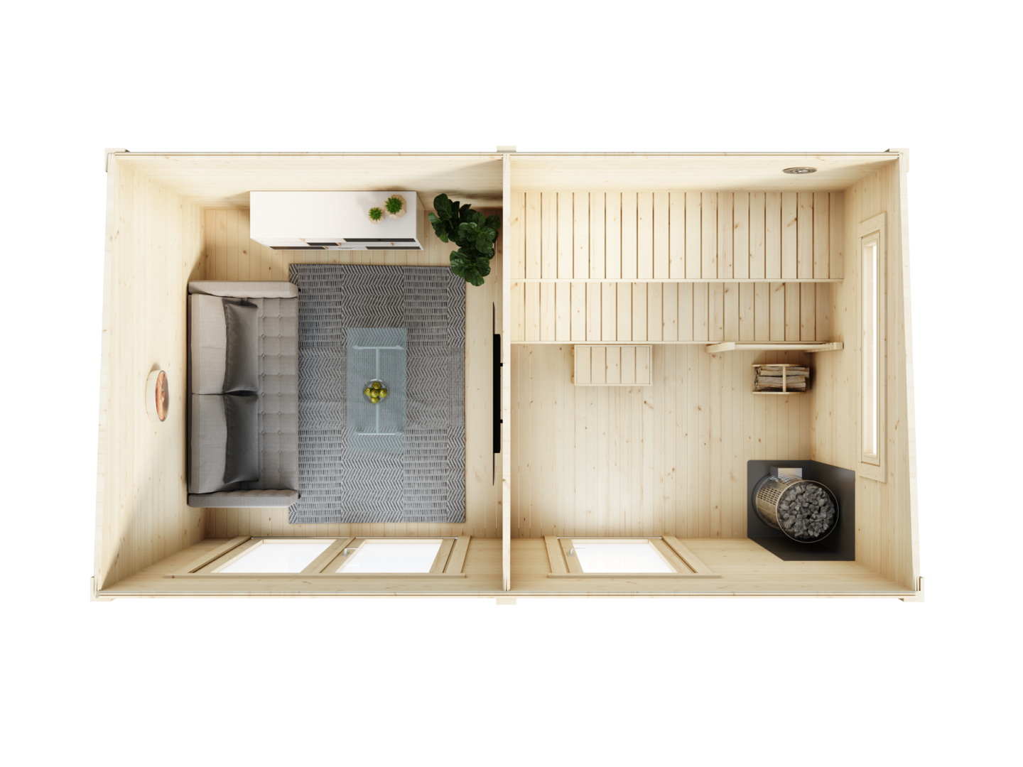 Pihasauna Lillevilla Mielakka 13,2m²