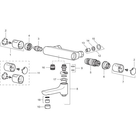 Termostaattihana Moracera T4 240100