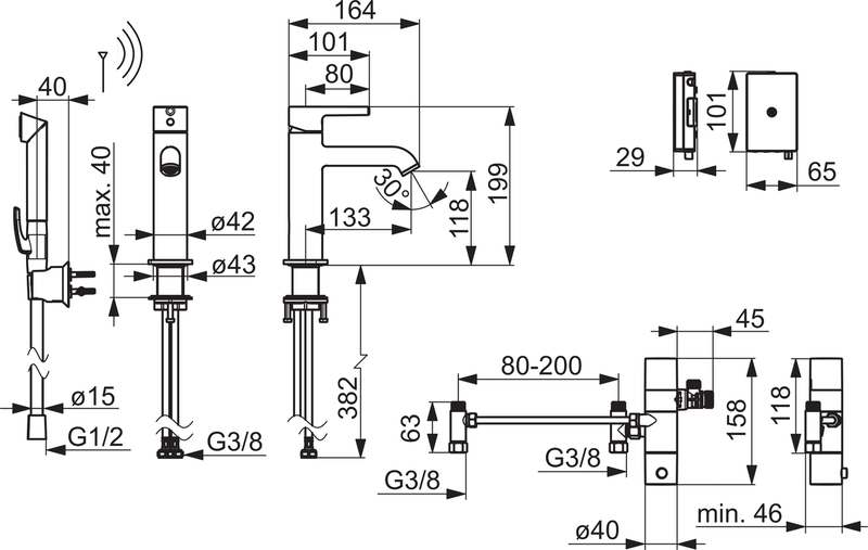 Pesuallashana Oras Optima Style Bidetta 3V 2613FH