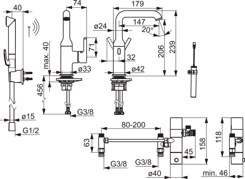 Pesuallashana Oras Optima Style Bidetta 3V 2617FHZ