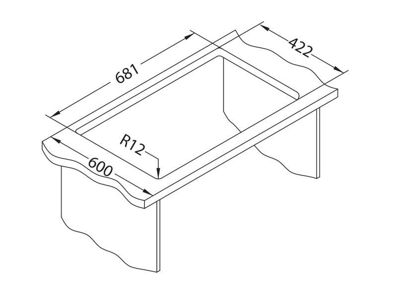 Keittiöallas Alveus Formic 30 Steel Komposiitti