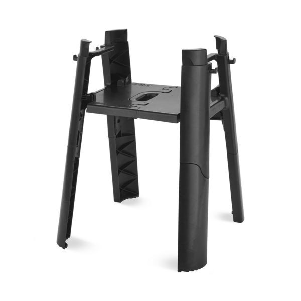 Jalusta sivutasolla Weber Lumin Compact -sähkögrilliin