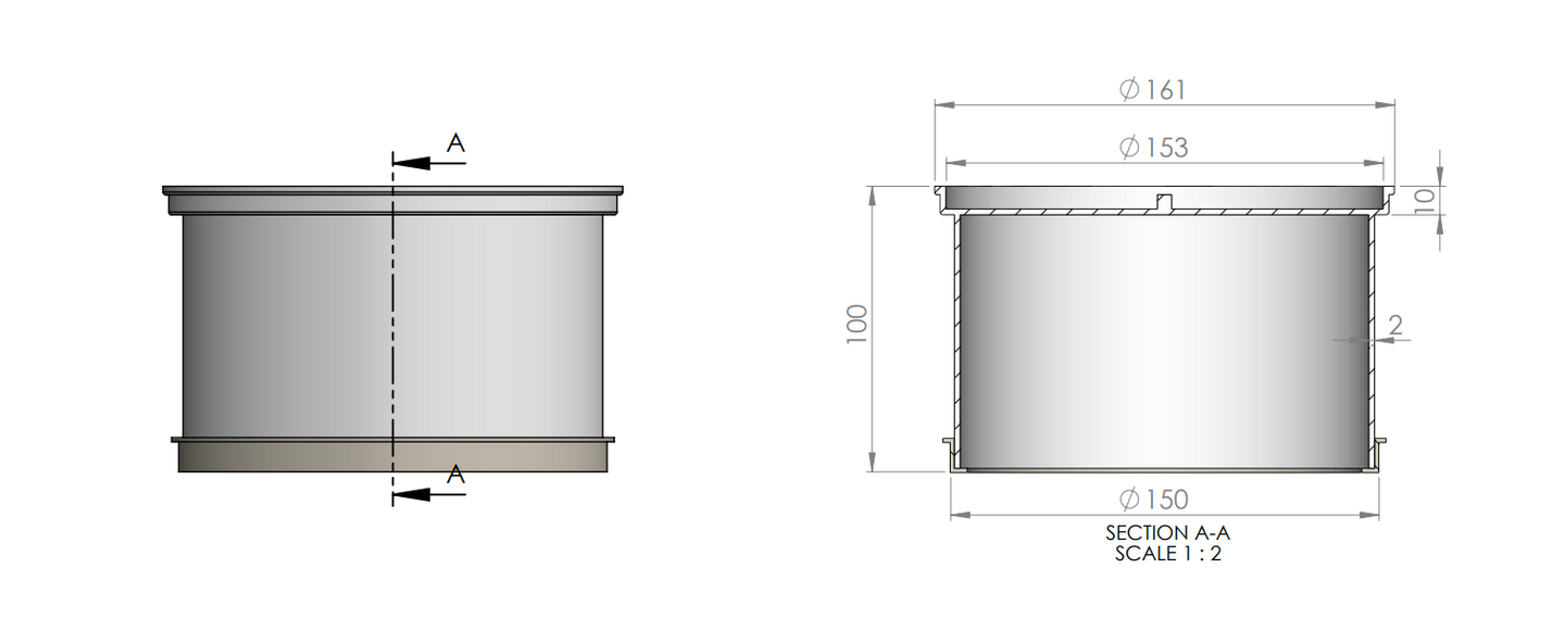 Korotusrengas OPAL Merika 150C100 laatta 421 saneeraus