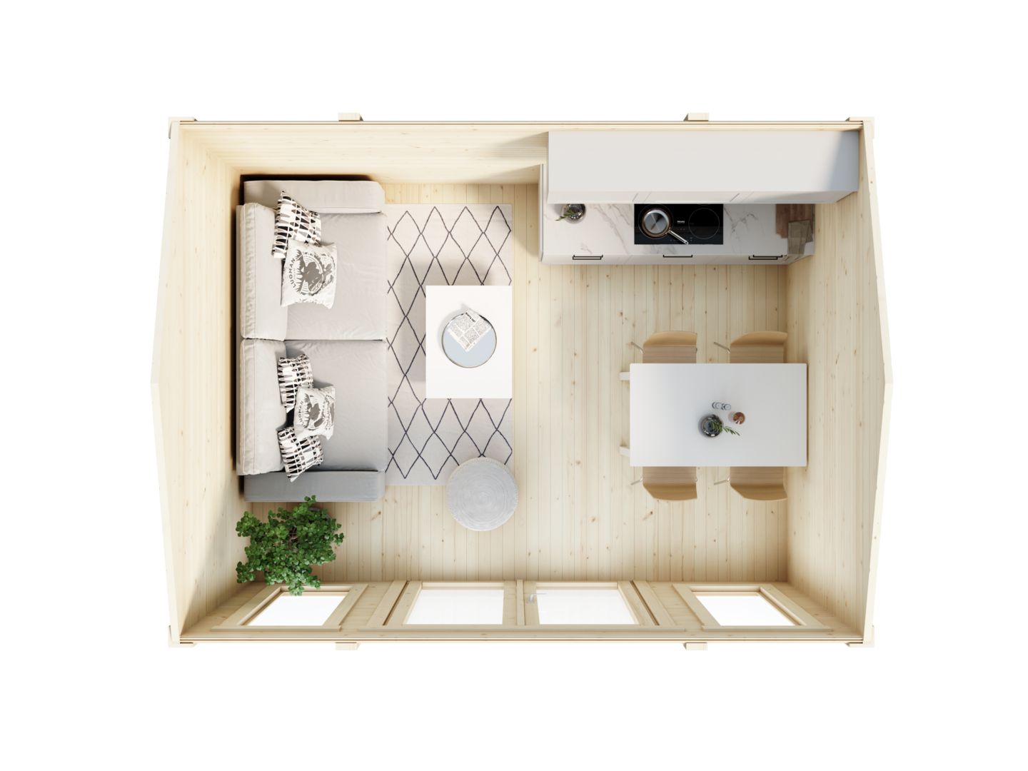 Vierasmaja Lillevilla Ruokonen 12,0m²