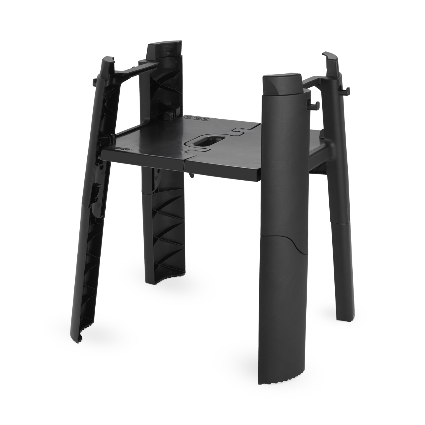 Jalusta sivutasolla Weber Lumin -sähkögrilliin