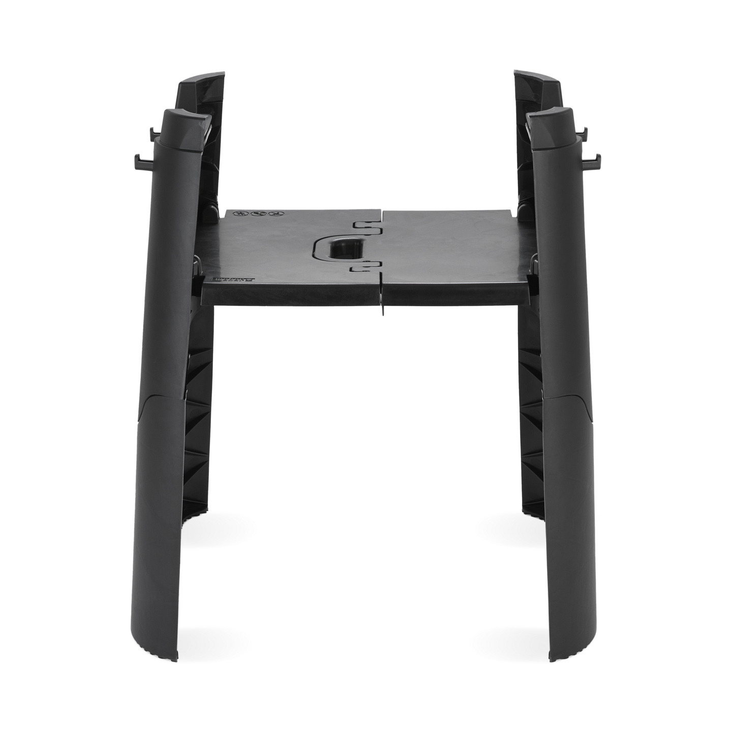 Jalusta sivutasolla Weber Lumin -sähkögrilliin