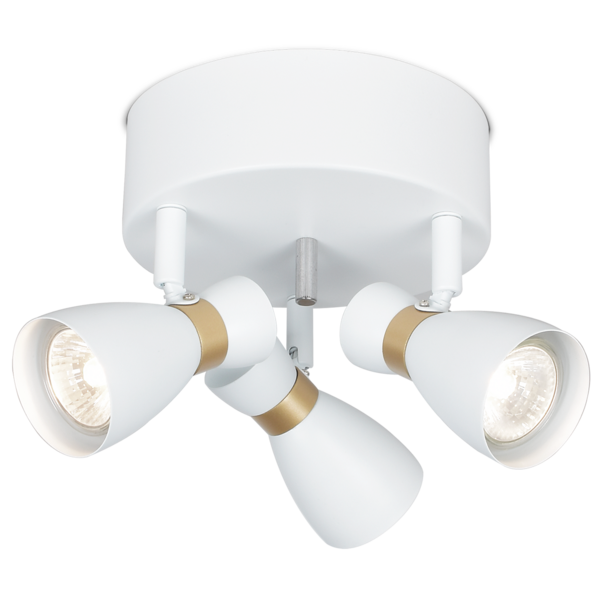 Spottivalaisin Sessak Zion 3-osainen valkoinen/kulta