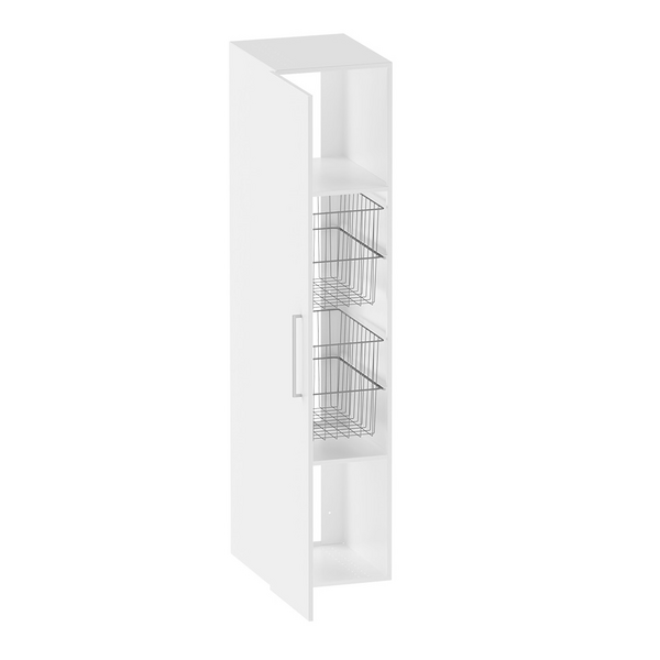 TVÄTTKORGSKÅP POLARIA SOLO 400X400 VIT