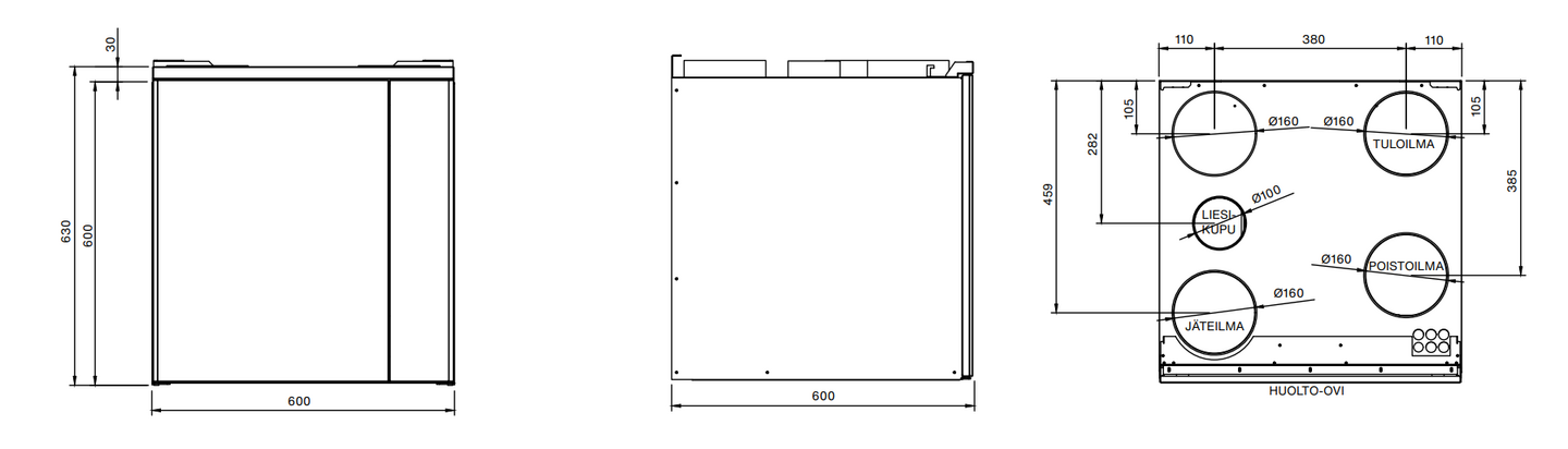 LTO-laite Enervent Svea eAir E R