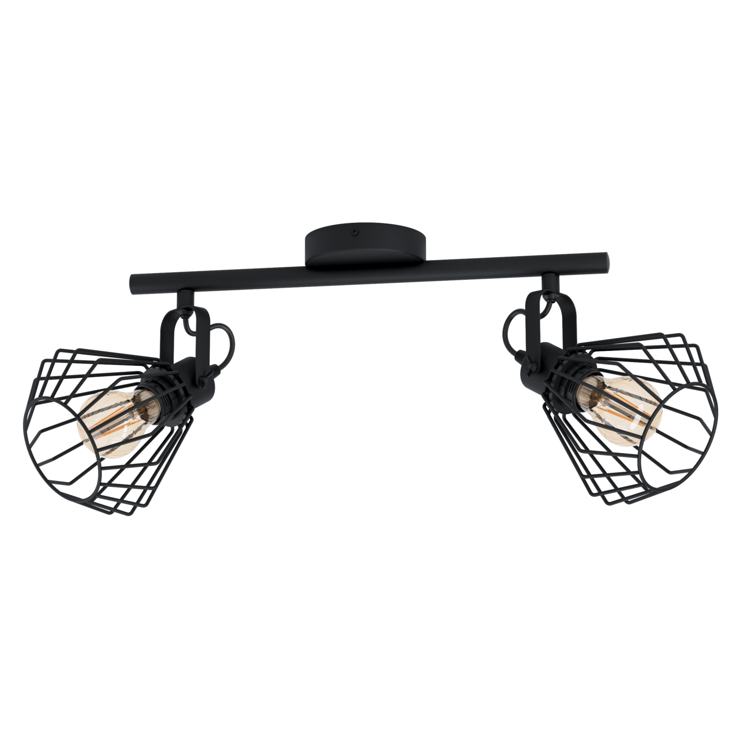 Spottivalaisin EGLO Tabillano musta 2-osainen E27