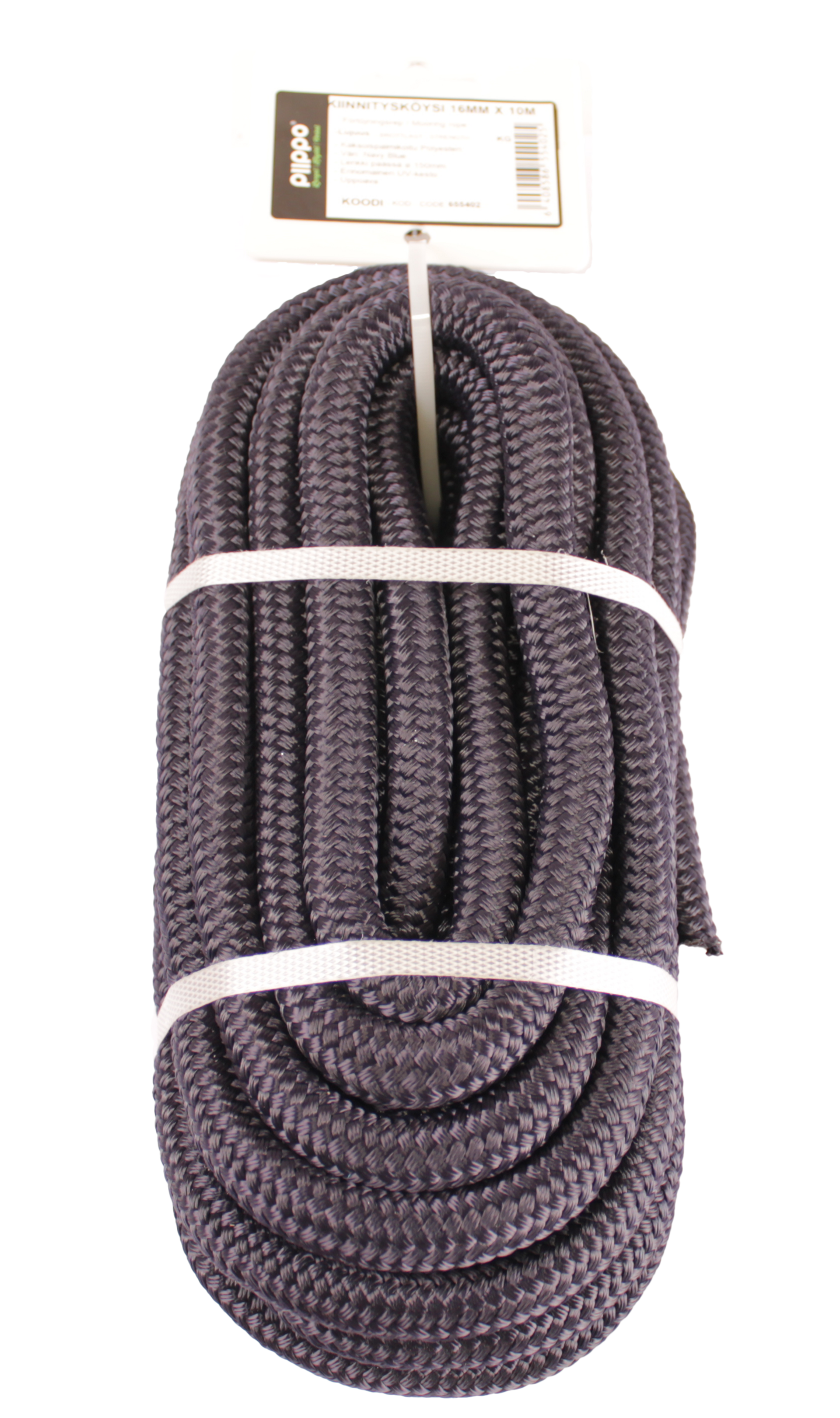 Kiinnitysköysi lenkillä Piippo 16mm 10m