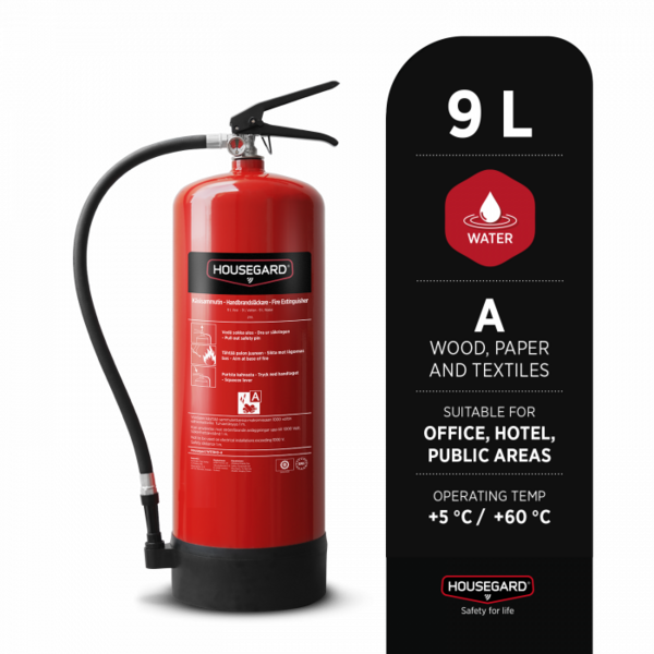Vesisammutin Housegard 9L 27A WE9HO-A
