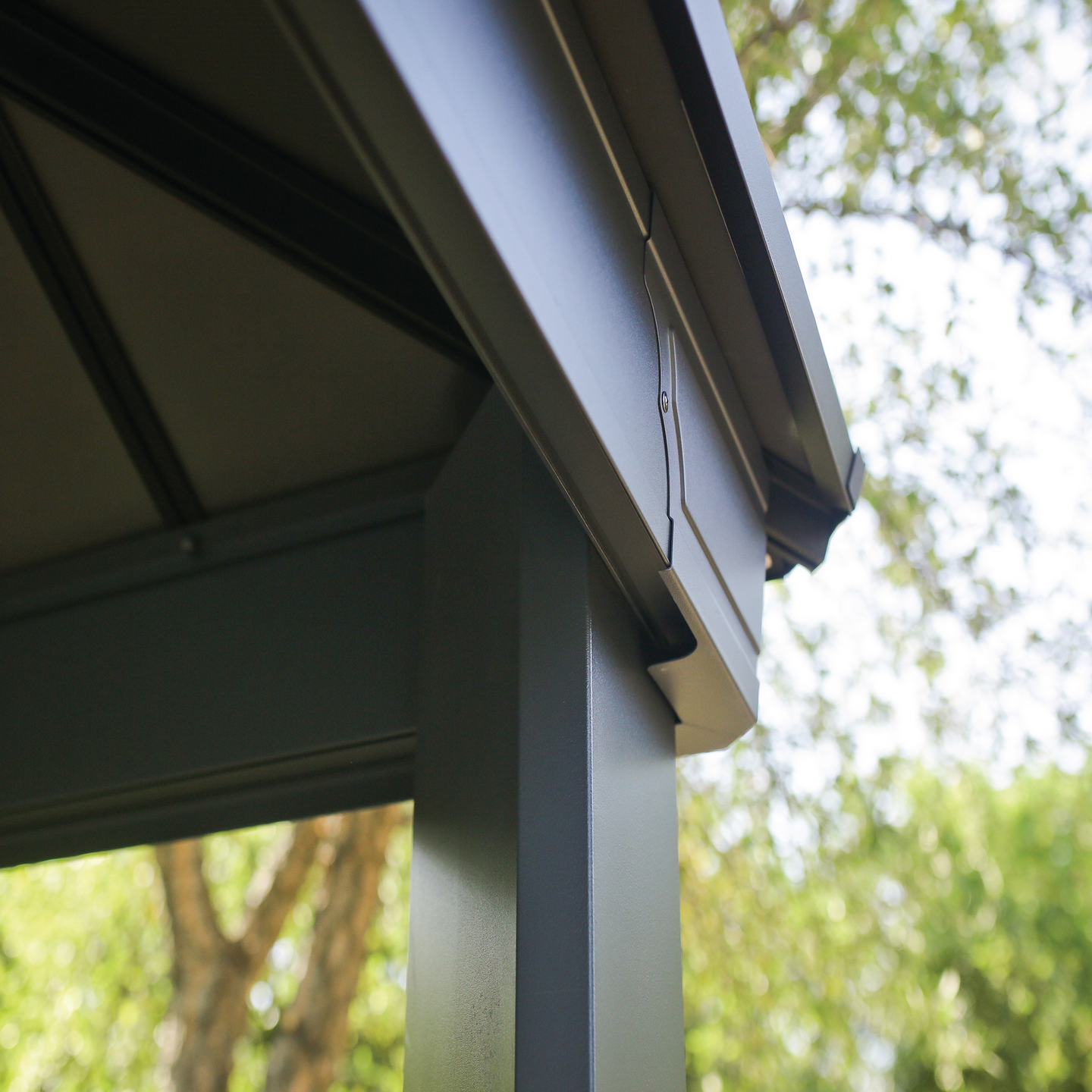 Pergola Palram Dallas 4300 426x364x296cm antrasiitti