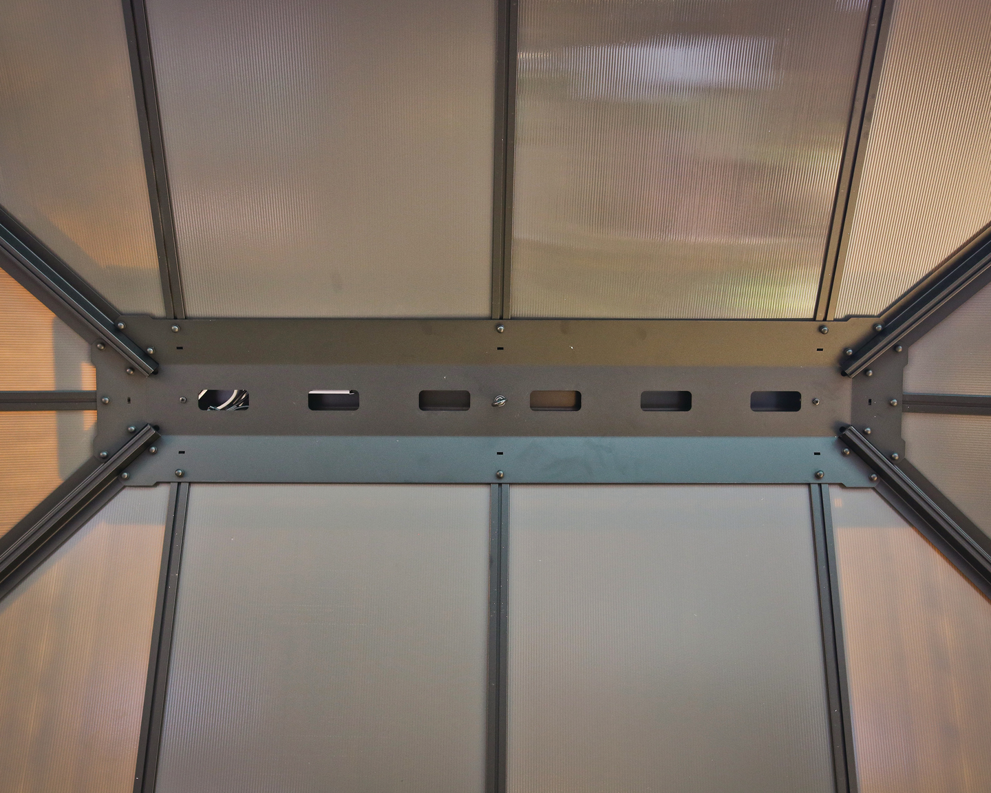 Pergola Palram Dallas 4300 426x364x296cm antrasiitti