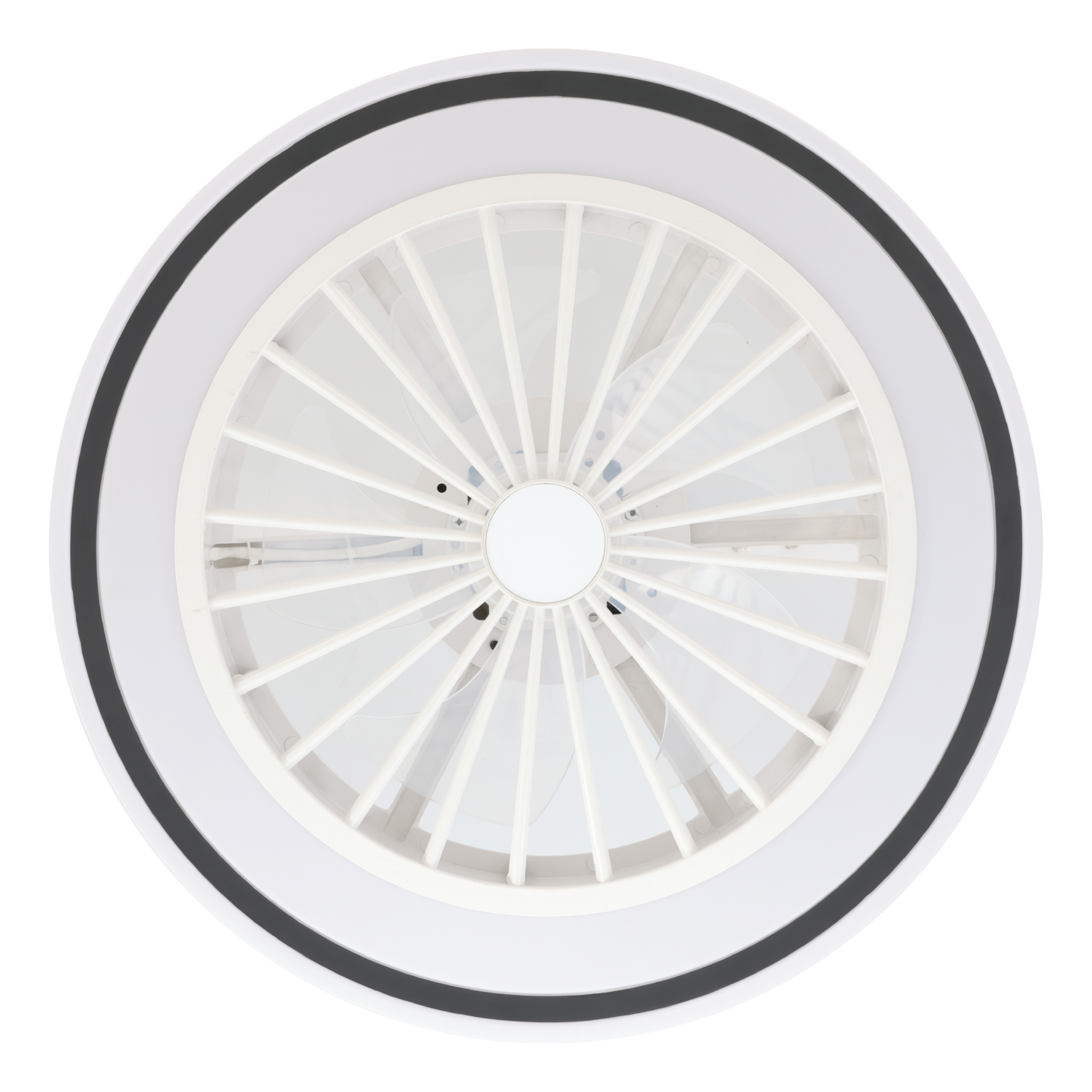 Tuuletinvalaisin EGLO Almeria led valkoinen/musta 3x8,5W IP20