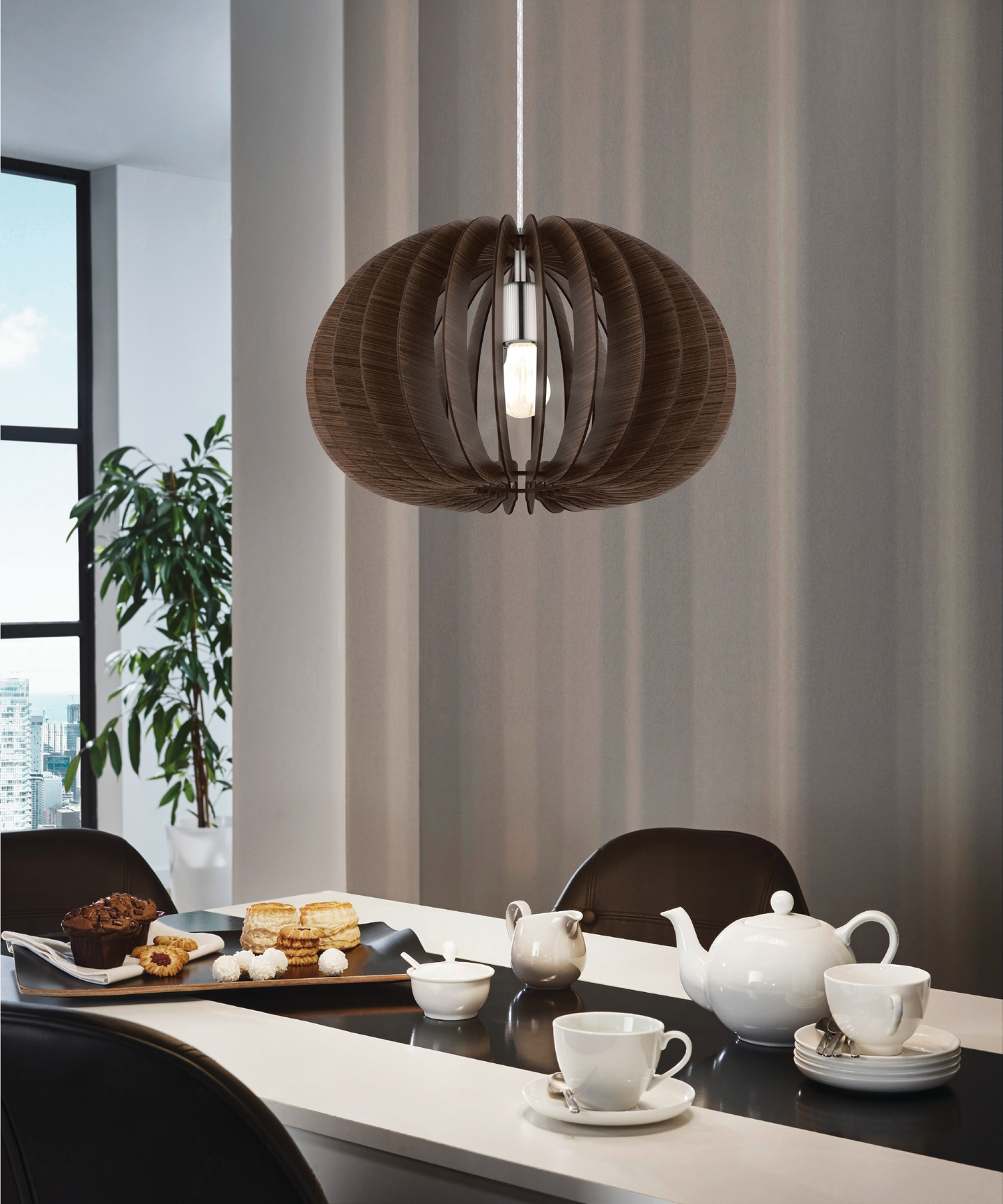 Riippuvalaisin EGLO Cossano ruskea E27 60W