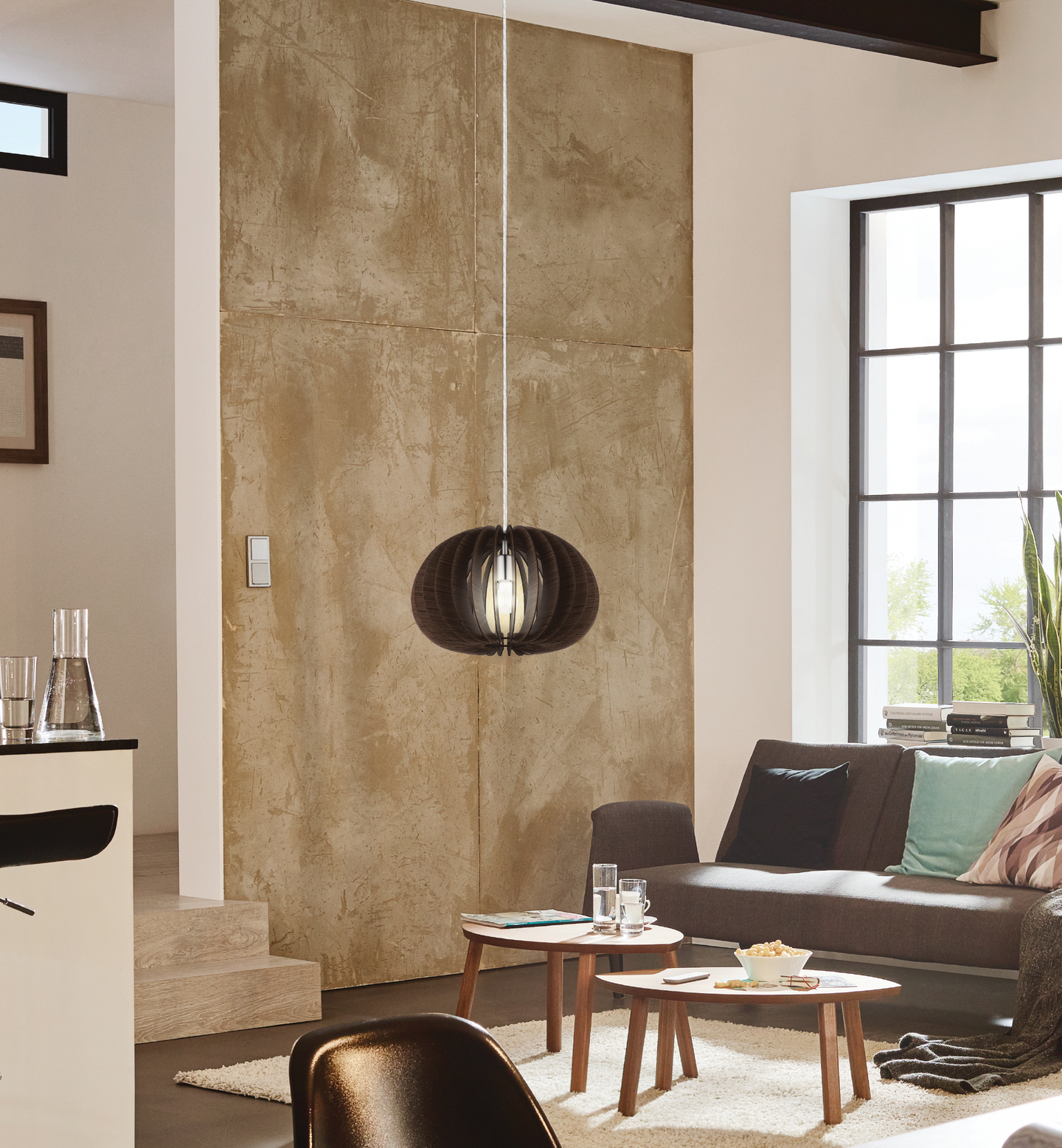 Riippuvalaisin EGLO Cossano ruskea E27 60W