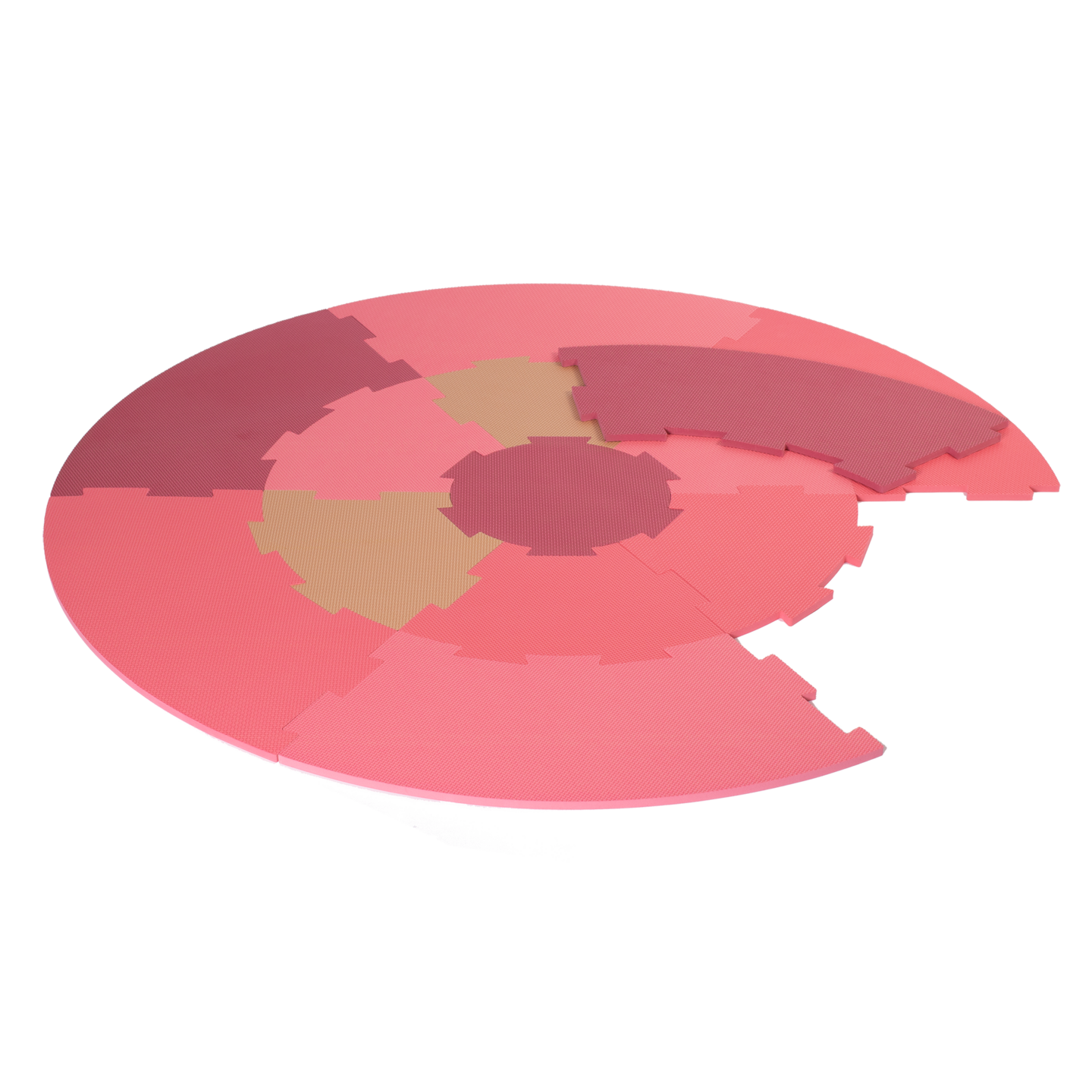 Leikkimatto pinkki halkaisija 120cm