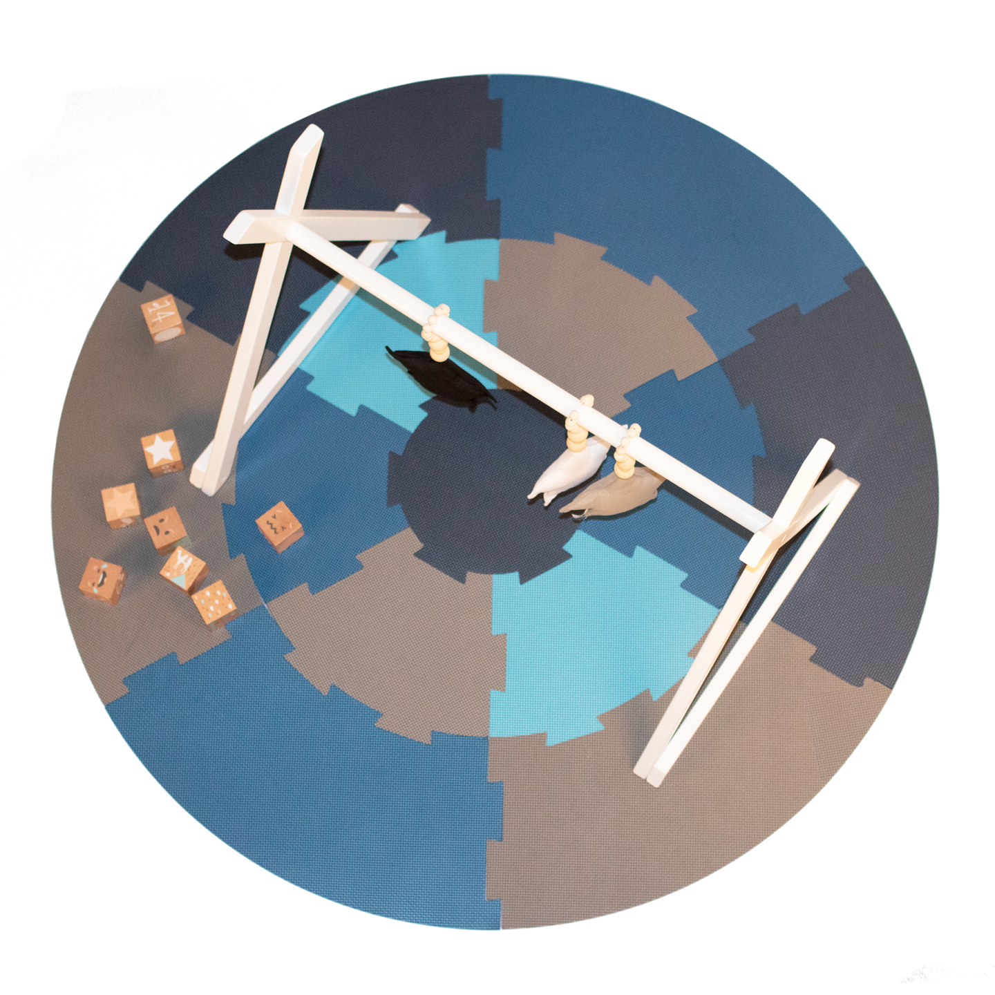 Leikkimatto sininen halkaisija 120cm