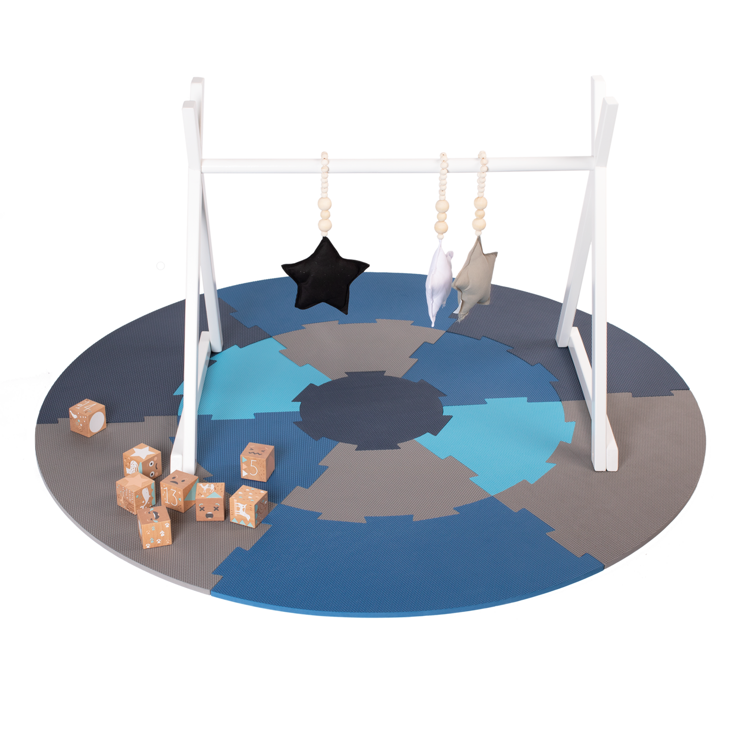 Leikkimatto sininen halkaisija 120cm