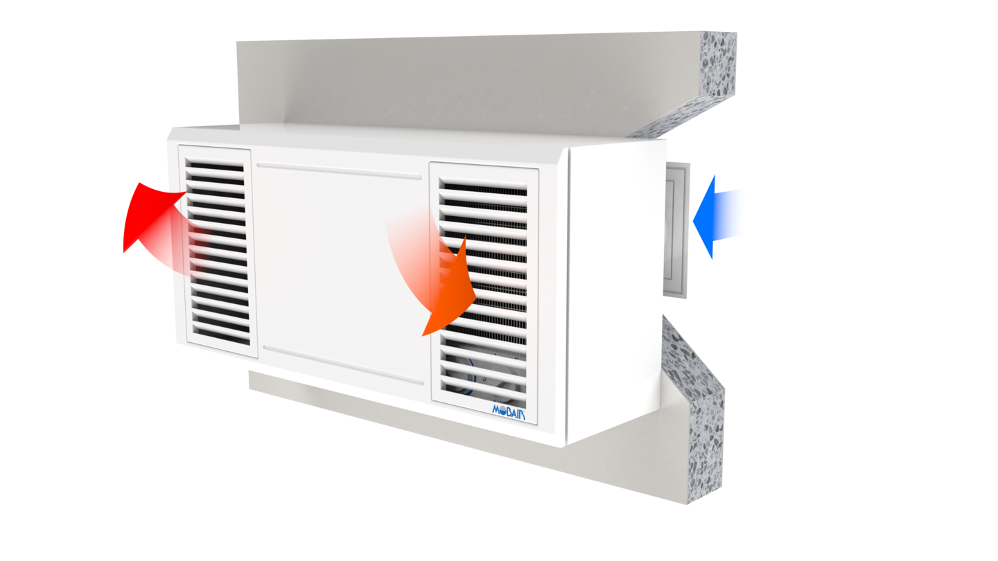 Tuloilmalaite Mobair 2080 oikea