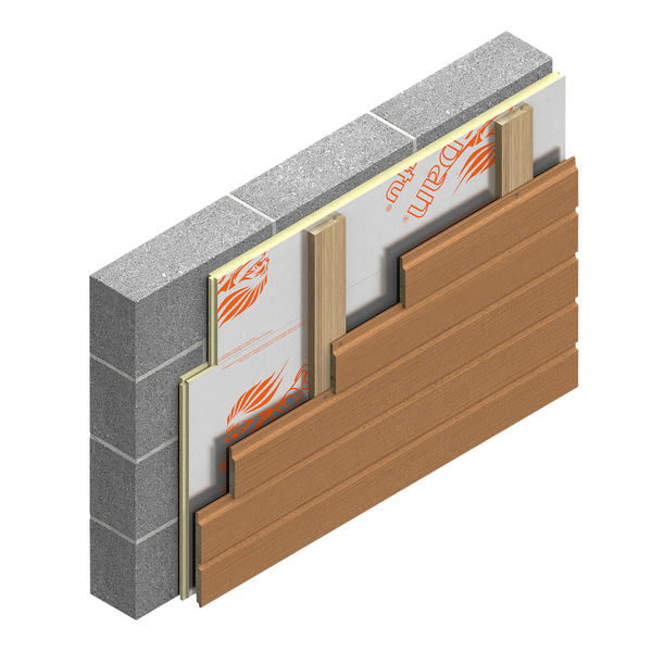 Eristyslevy Kingspan Therma Sauna-Satu 30x600x1200mm pontattu