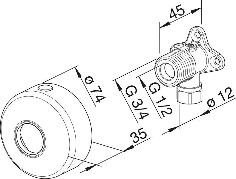 Pinta-asennuskulmapalat REJ Design 2kpl