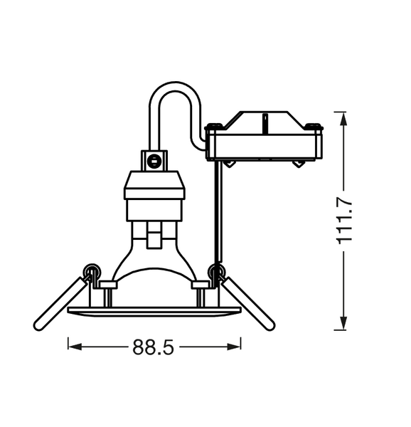 Led-kohdevalaisin LEDVANCE Spot Set Adjust 4,3W 2700K 350lm 36D GU10 valkoinen