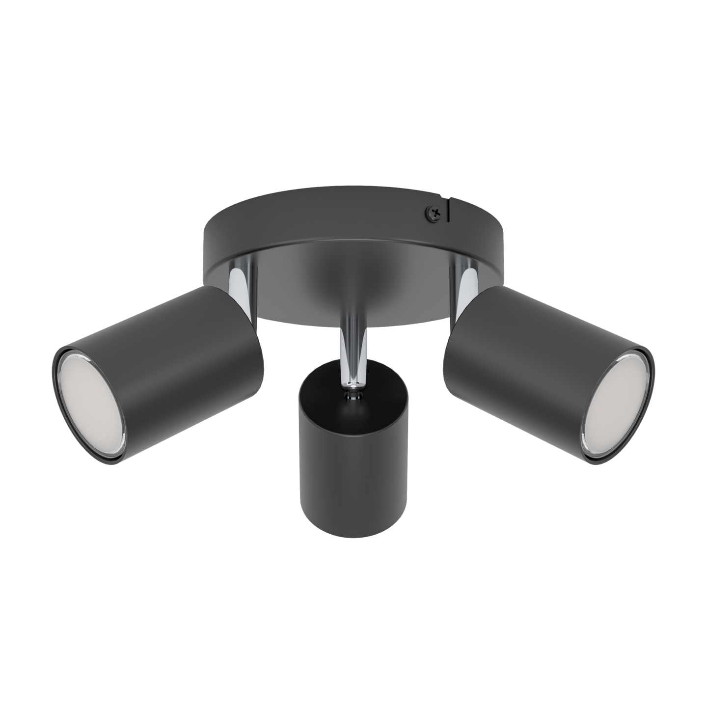 Spottivalaisin EGLO Reciso ECO 3-osainen 140mm 3x5w GU10 musta