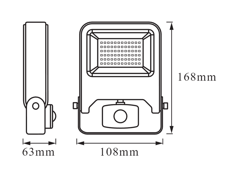 Led-valonheitin LEDVANCE Endura Flood Sensor 10W 3000K 800lm valkoinen