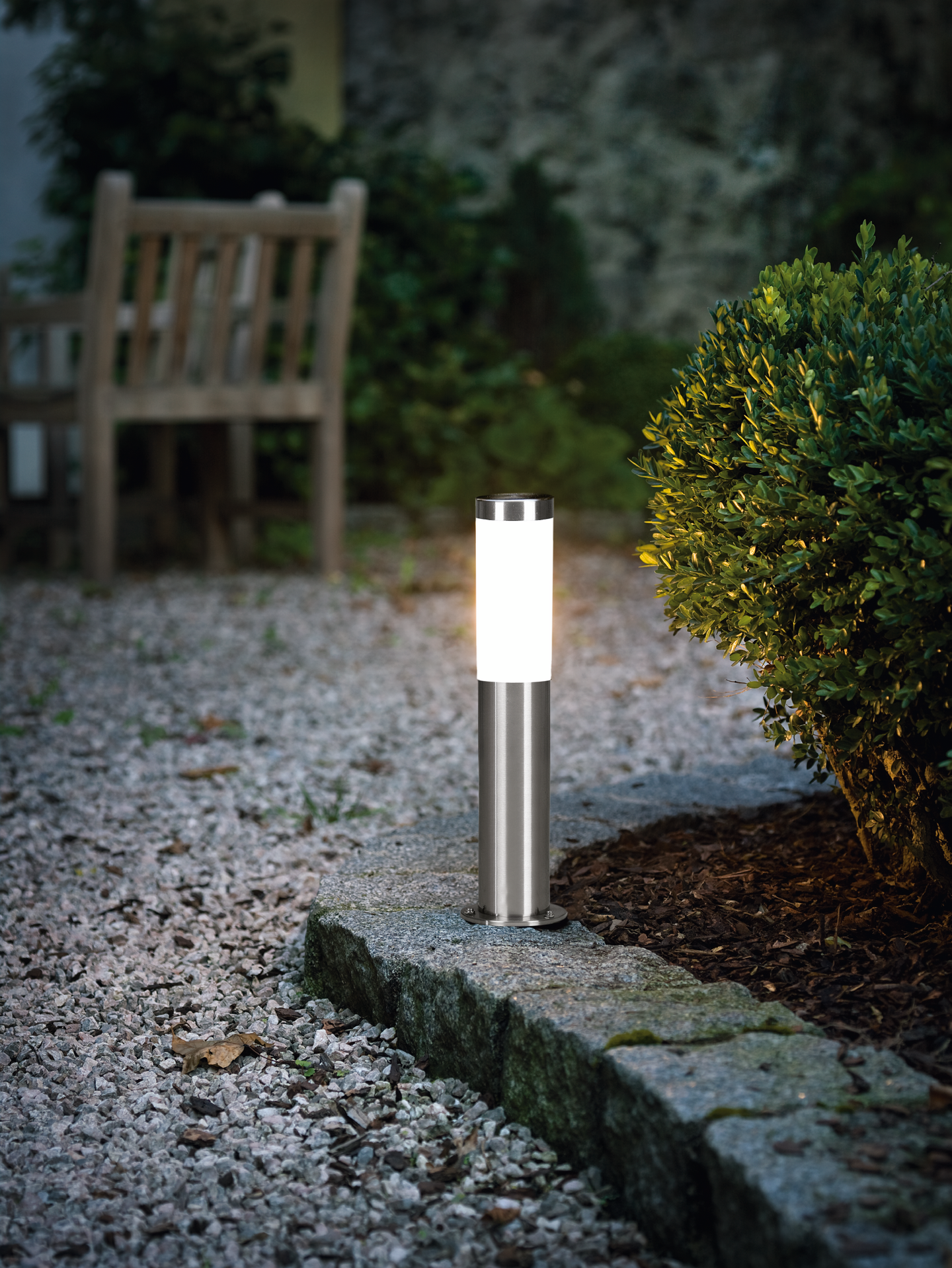 Ulkopylväsvalaisin EGLO Helsinki 45cm rosteri E27 12W IP65