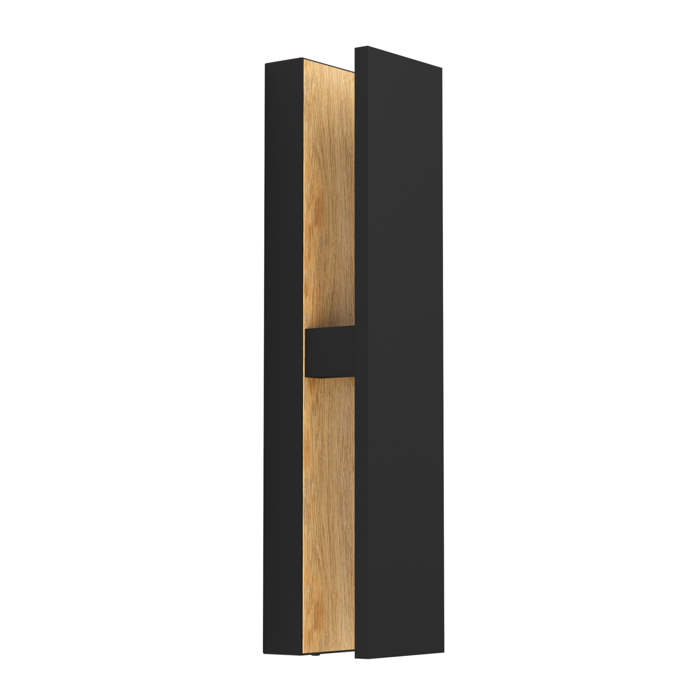 Ulkoseinävalaisin EGLO Costorio musta/puu 11,7W led IP44