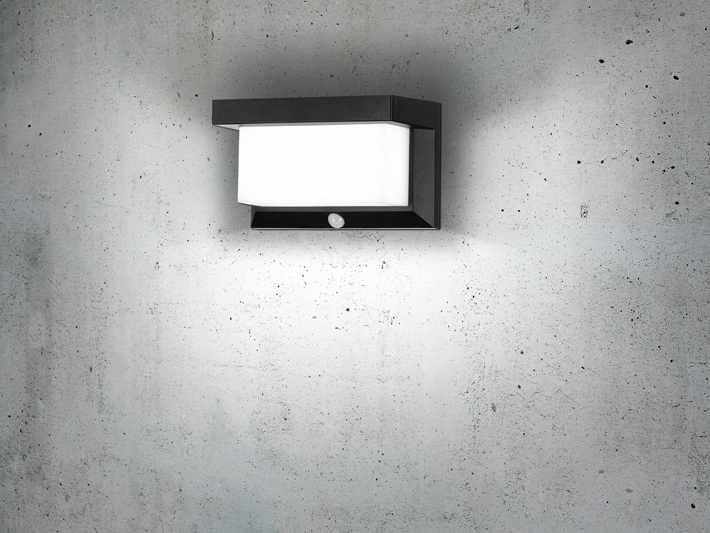 Aurinkokennovalaisin EGLO Utrera liiketunnistimella musta 32x0,12W 800lm