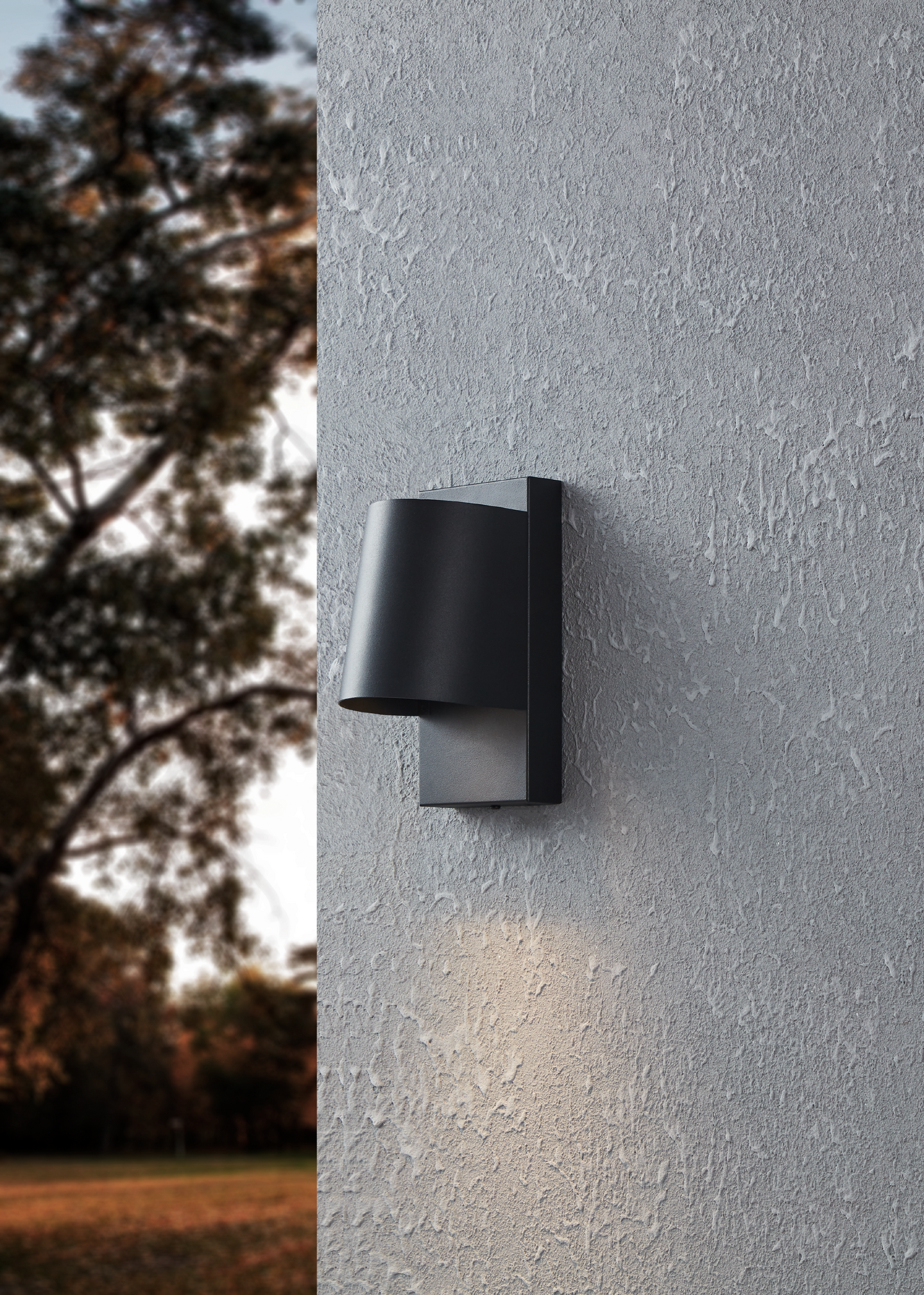 Ulkoseinävalaisin EGLO Stagnone musta 4,6W GU10 IP54