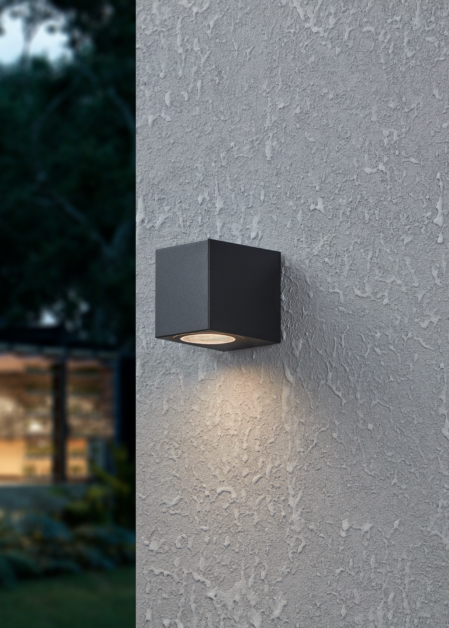 Ulkoseinävalaisin EGLO Jabaga musta 4,6W GU10 led IP44