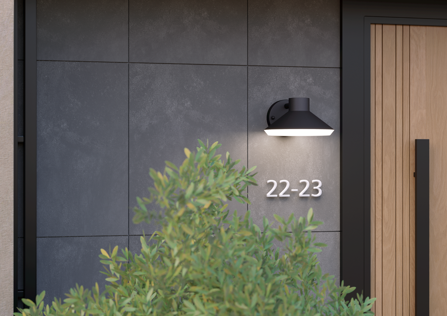 Ulkoseinävalaisin EGLO Ninnarella 4,6W GU10 IP44 musta/valkoinen