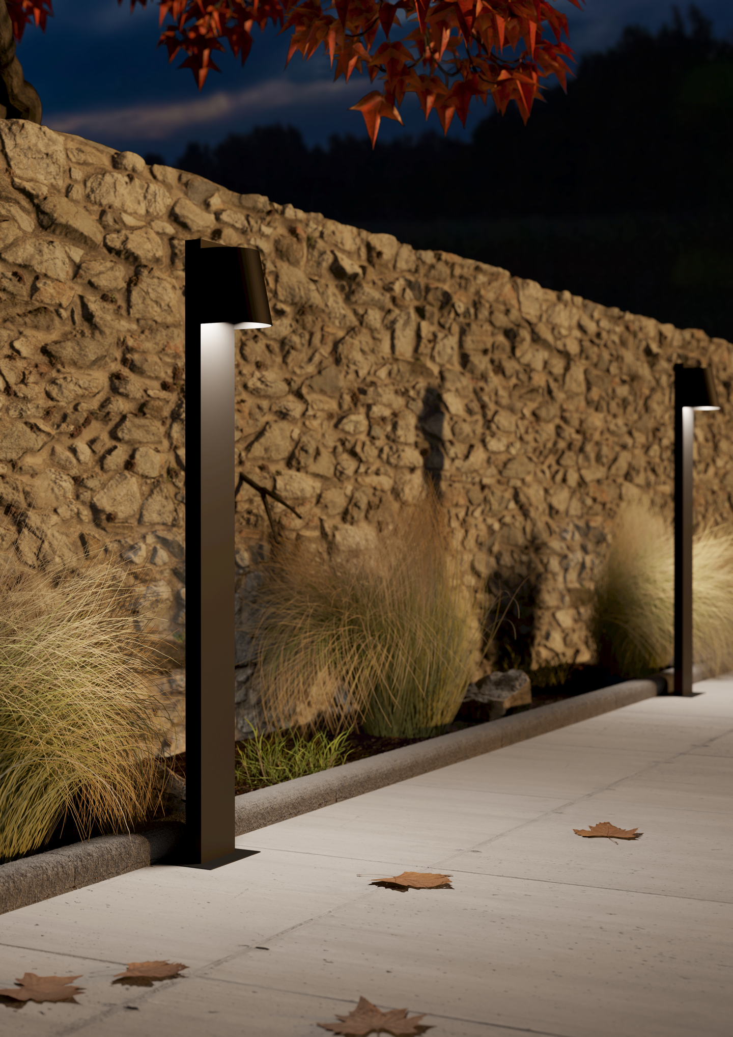 Ulkopylväsvalaisin EGLO Stagnone musta 100cm 4,6W GU10 IP54