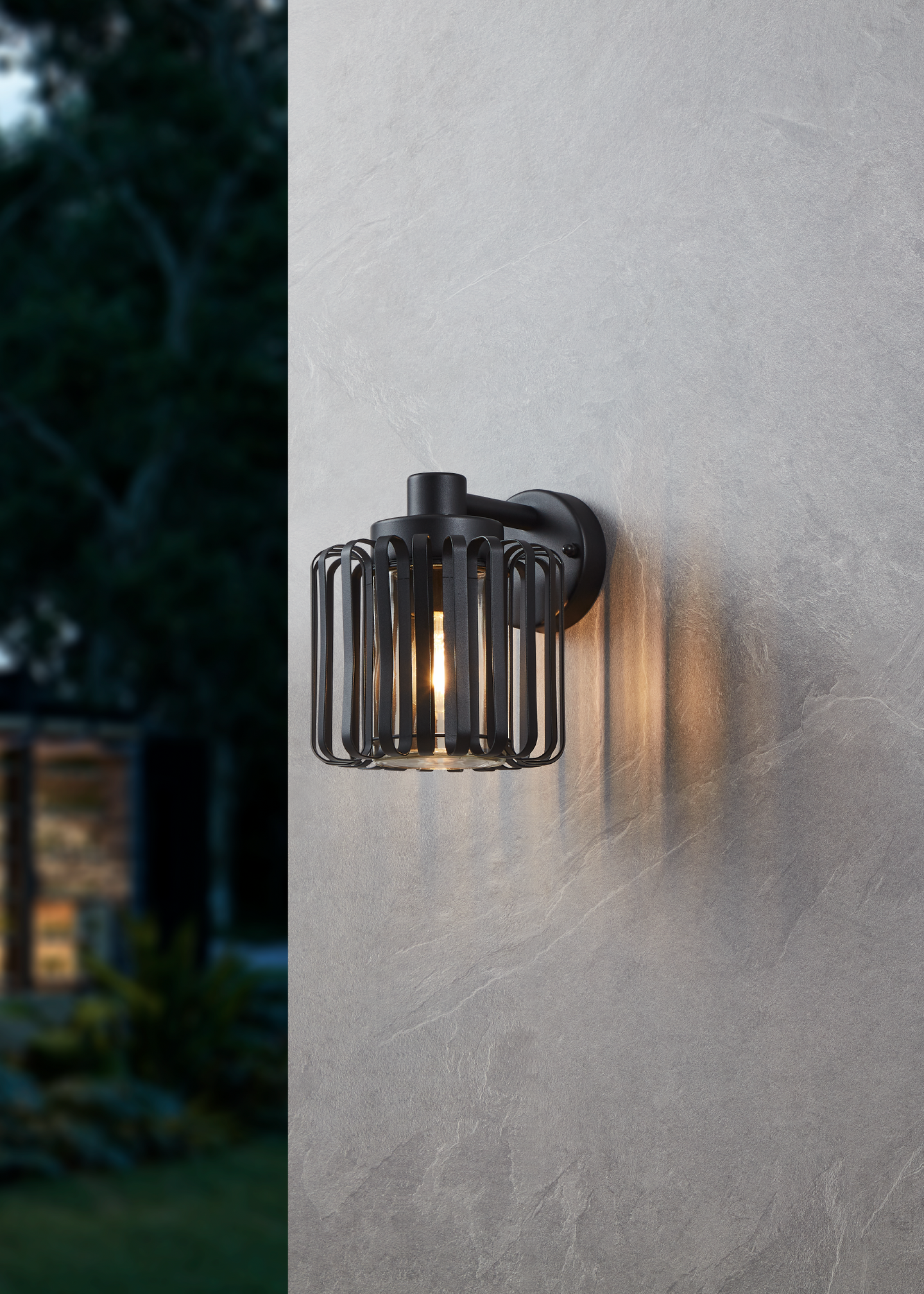 Ulkoseinävalaisin EGLO Selinus musta 40W E27 IP65