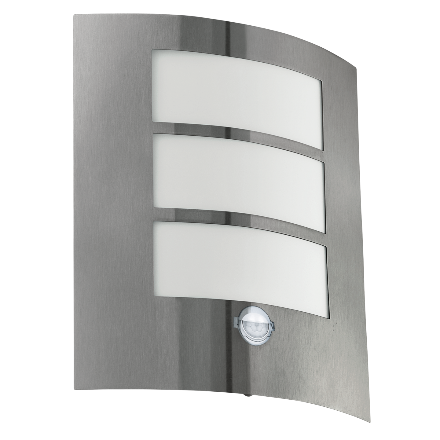 Tunnistinvalaisin EGLO City liiketunnistimella ruostumat teräs E27 maks 60W IP44