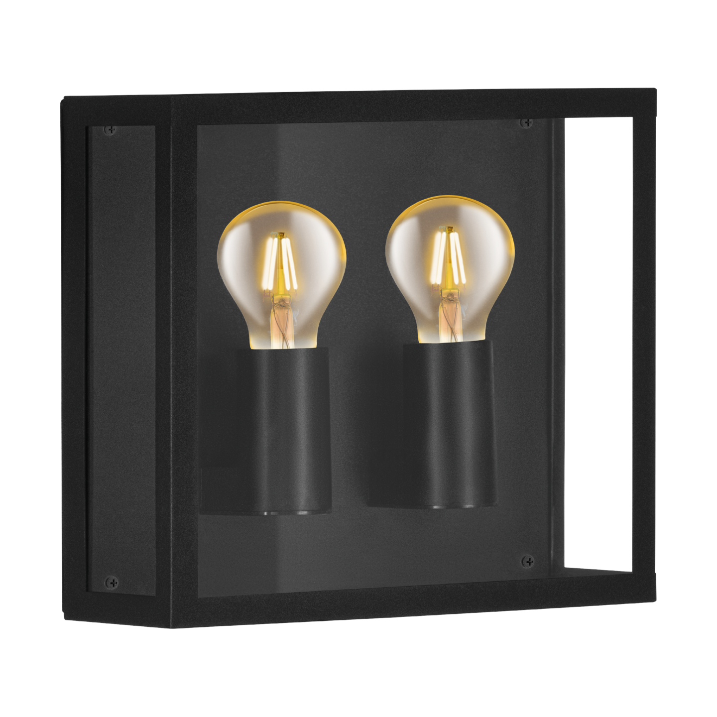 Ulkoseinävalaisin EGLO Alamonte 1 musta 2x40W E27 IP44